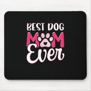 Mum Art Best Dog Mum Ever Mouse Mat