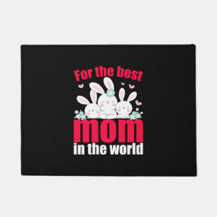 Mum Art Best Mum In The World Doormat