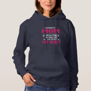 Mum Art Gymnastics Mum Hoodie
