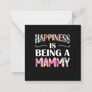 Mum Art Happiness Is Being A Mummy Card