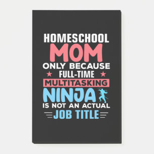 Mum Art Homeschool Mum Post-it Notes