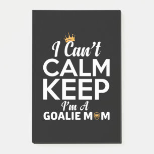Mum Art I Am A Goalie Mum Post-it Notes