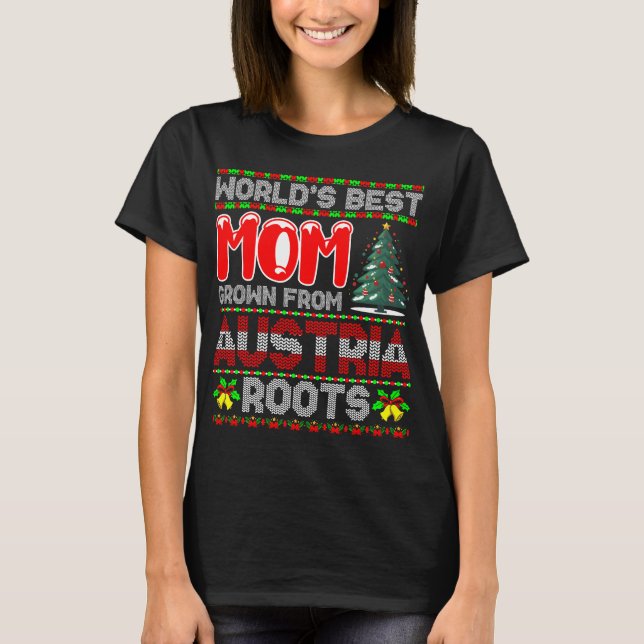 Mum Austria Christmas Gift Idea Ugly Sweater (Front)