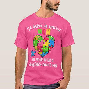 Mum Autism Awareness Family Support Shirts, Fun He T-Shirt