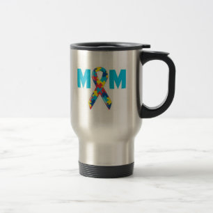 Mum Autism Awareness Travel Mug