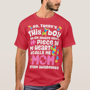 Mum Autism for Men Women Boys Girls Kids Teacher S T-Shirt