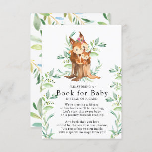 Mum & Baby Squirrel Baby Shower Book for Baby Card