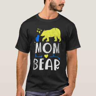 Mum Bear Family Matching Down Syndrome Awareness T-Shirt