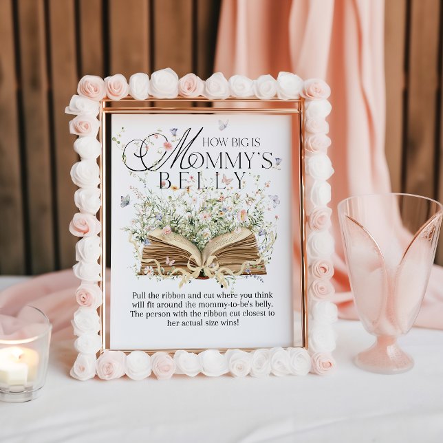 Mum Belly New Chapter Book Theme Wildflower Poster (Creator Uploaded)