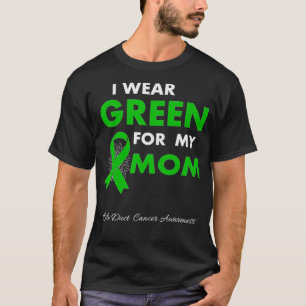 Mum Bile Duct Cancer Awareness Survivor Ribbon Wom T-Shirt