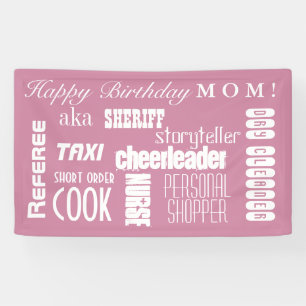 Mum Birthday Banner