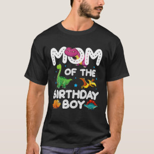 Mum Birthday Crew Mother Dinosaur Birthday Party B T-Shirt