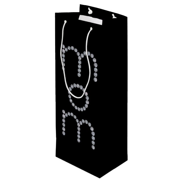 Mum bling gift bag (Back Angled)