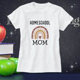 Mum BOHO "Homeschool" Mum Mother's Day T-Shirt