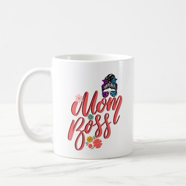 Mum Boss Coffee Mug (Left)
