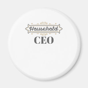 Mum Boss Gift Stay At Home Mum Household CEO Gift Magnet