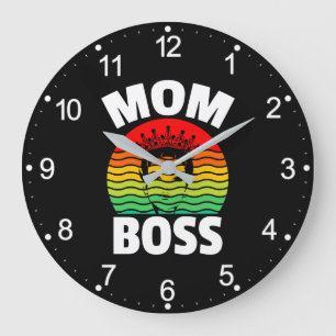 Mum Boss Mother’s Day Gift-66620 Large Clock