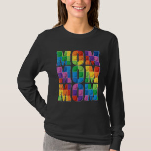 Mum Brick Builder Blocks Master Builder Mother's T-Shirt