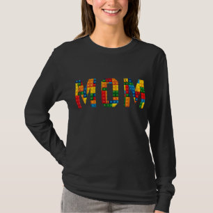 Mum Brick Builder Funny Blocks Master Builder T-Shirt