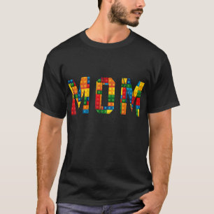 Mum Brick Builder Funny Blocks Master Builder T-Shirt