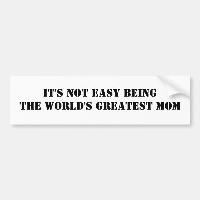 Mum Bumper Sticker (Front)