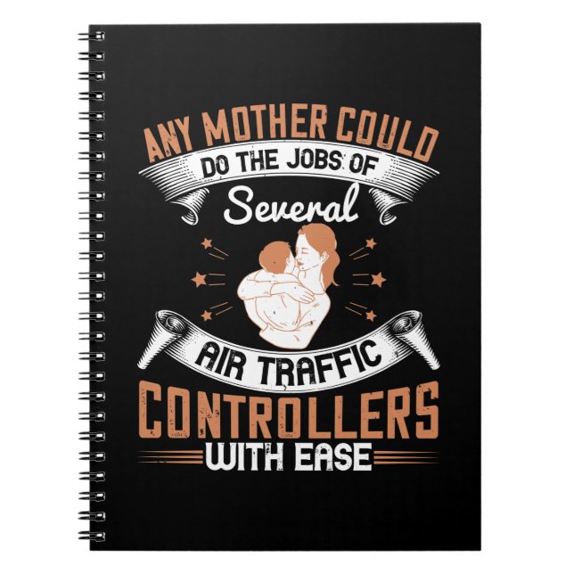 Mum - Busy like Air Traffic Controllers Notebook (Front)