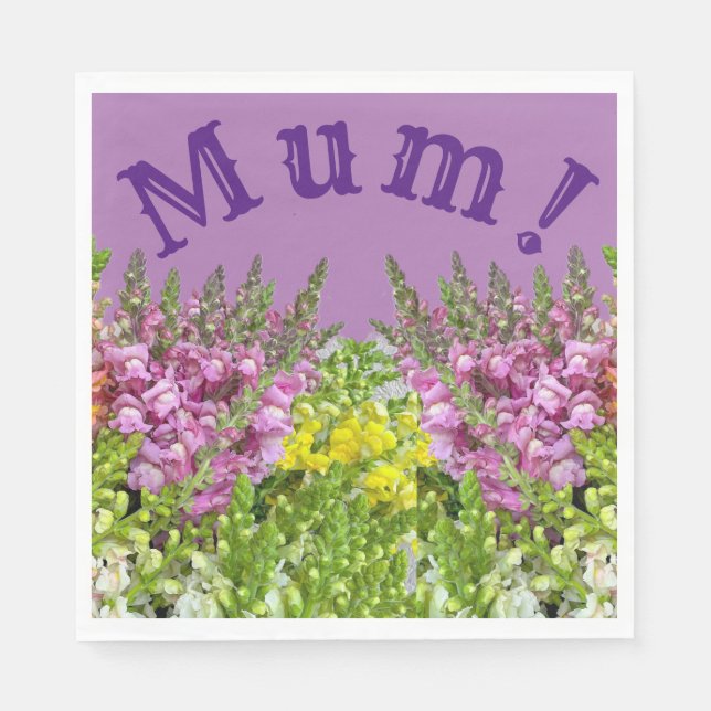 MUM! Card Napkin (Front)