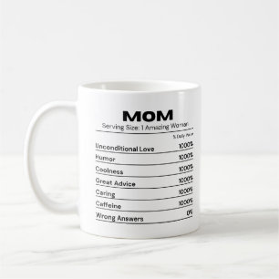 Mum Caring Best Mother Daily Value Coffee Mug