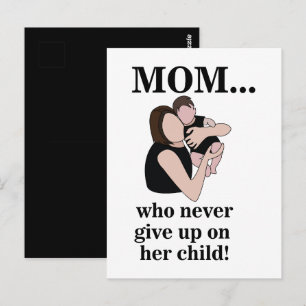 Mum Child Mother To Be  Postcard