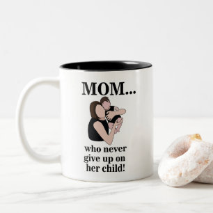 Mum Child Mother To Be Two-Tone Coffee Mug