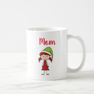 mum christmas character coffee mug