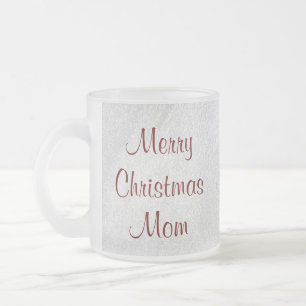 Mum Christmas Love Frosted Mug By Janz