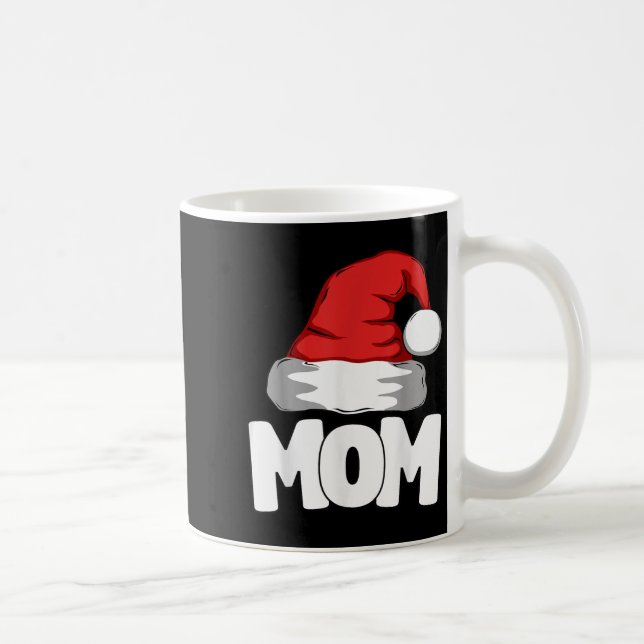 Mum Christmas Santa Matching Family  Coffee Mug (Right)
