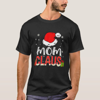 Mum Claus Christmas Light Christmas Decorations Pa T-Shirt
