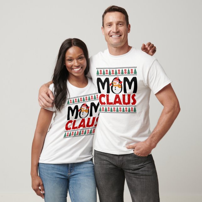 Mum Claus Festive Christmas  T-Shirt (Unisex)