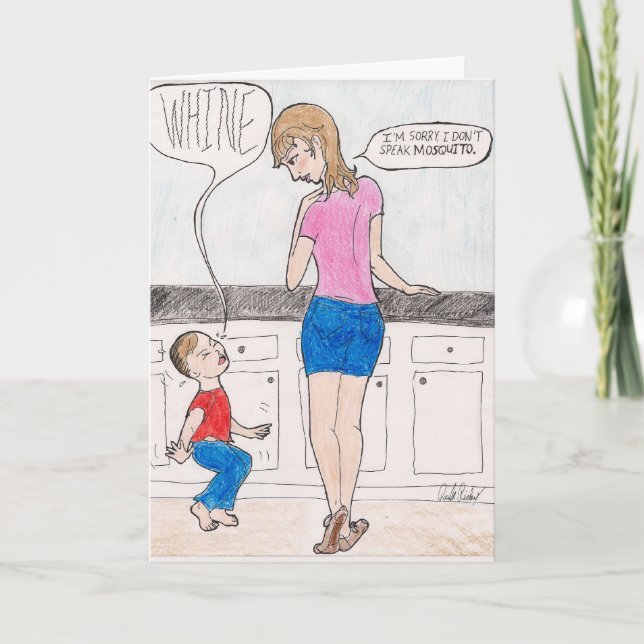 Mum Comic "Whine" Card (Front)