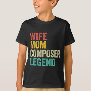 Mum Composer Legend Mother's Day Vintage T-Shirt