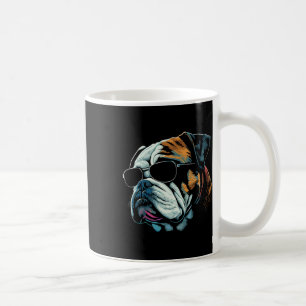 Mum Cool Dog Sunglasses - English Bulldog  Coffee Mug