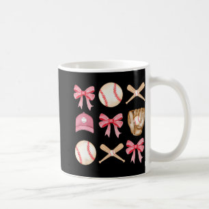 Mum Coquette Mothers Day Women Girls Baseball Mama Coffee Mug