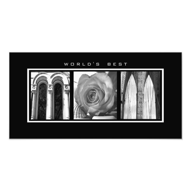 "Mum" Custom Text  Photo Print (Front)