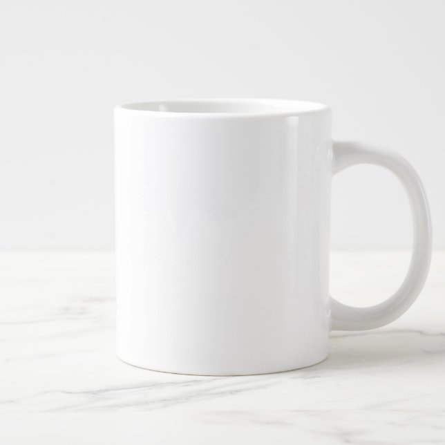 Mum Customisable Photo & Name Large Coffee Mug (Right)
