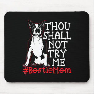 Mum Cute Boston Terrier Dog Lover Mouse Mat