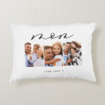 mum cute modern script multi photo gift  decorative cushion<br><div class="desc">mum cute modern script multi photo gift</div>