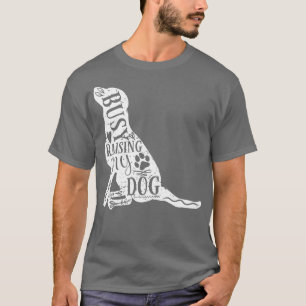 Mum Dad Busy Raising My Dog owner Funny Puppy dog T-Shirt