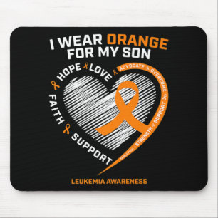 Mum Dad Leukaemia Awareness Son Leukaemia Awarene Mouse Mat