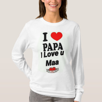 "Mum & Dad Love Women's T-Shirt – Heartfelt Design