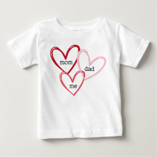 Mum Dad Me Baby T-Shirt