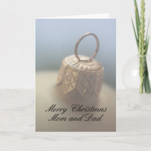 Mum & Dad Merry Christmas card