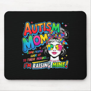 Mum Dad Parents Autism Awareness Mouse Mat