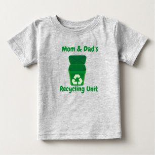 Mum & Dad's Recycling Unit Baby T-Shirt
